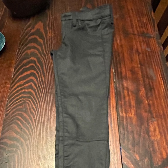 Rag and Bone charcoal size 25 pants lace up back new without tags super skinny - Picture 2 of 12